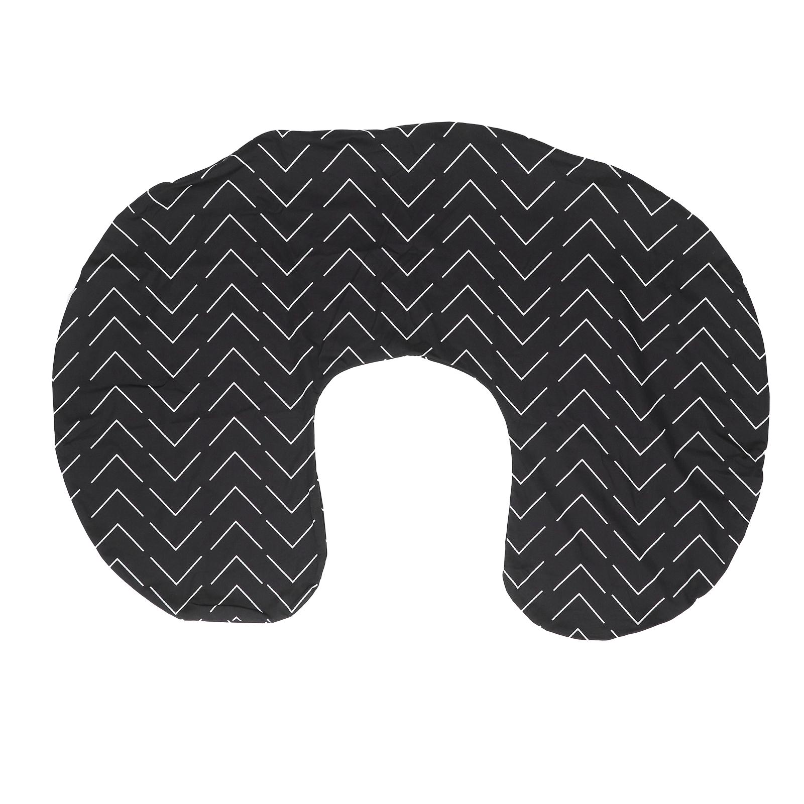 

Черный принт Наволочка для подушки для кормления ребенка U-образной формы Наволочка для подушки для кормления грудью Моющаяся наволочка для подушки для кормления Ca Black Geometric