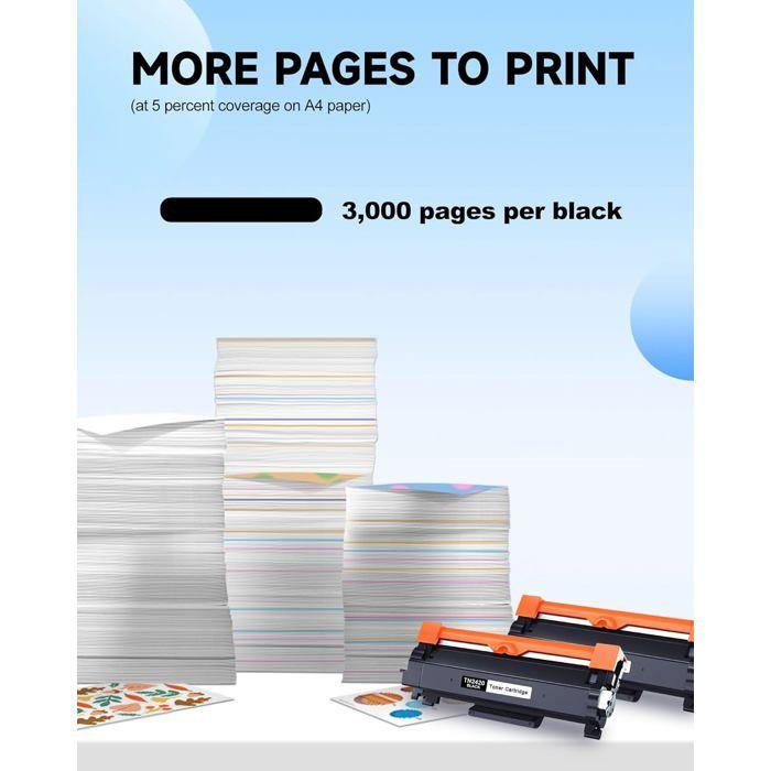 Toner Cartridges - DOOKY THE ORIGINAL - TN2420/TN2410 - Black - High Yield - Pack of 2