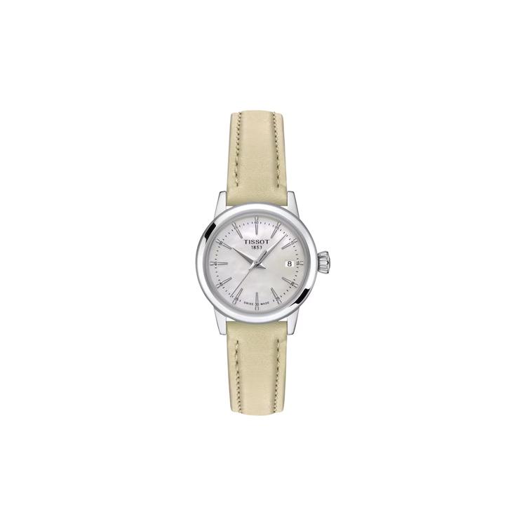 TISSOT Classic Collection Quartz Movement Women s Watch 28mm Mother of Pearl Color Watch Dial T129.210.16.111.00 Mother-of-Pearl Color