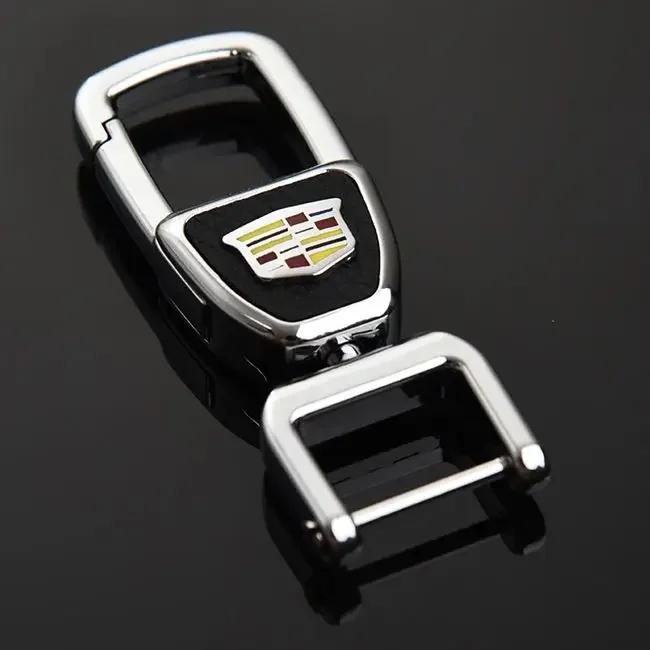 Fashion Car Keychain Key Ring Holder Decoration for Cadillac CT5 CT4 CT6 XT4 XT5 XT6 ATSL XTS SRX BLS Escalade Deville Seville