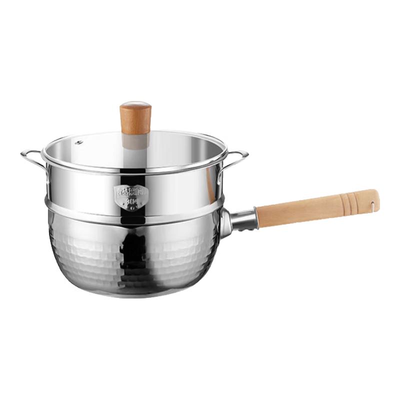 Weiyi Japanese Style 304 Stainless Steel Yukihira Pot