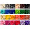 Ungiftig 2400/4800 Stück 6*6mm 24 Farben 200 Stück/Farbe Pixel Art Puzzle Bausteine DIY 3D Kleiner Ziegelstein Puzzle Spielzeug für Kinder Spaß