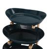 Multi Layer Fruit Stand Oval Tray Shape Serving Stand Easy Assembly Basket Stand  Fruit Storage