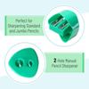 Mr. Pen- Pencil Sharpeners Manual, 24 Pack, Dual Hole, Colorful Pencil Sharpeners Handheld Pencil Sharpener Bulk
