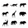 Reusable Animal Painting Stencils Various Pattern Silhouette DIY Craft Templates On Wood Wall Paper Card Canvas Door 9x