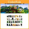 Minecraft 36-pack Mini Action Figures Set For Kids Steve Creeper Skeletons And More!