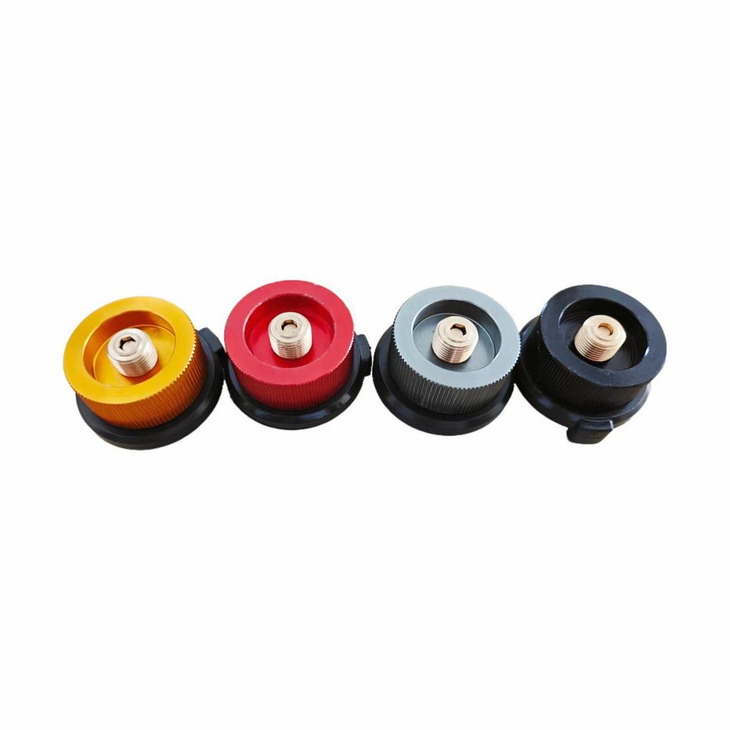 Large Multi-color Camping Stove Adapter with Self-sealing Joint