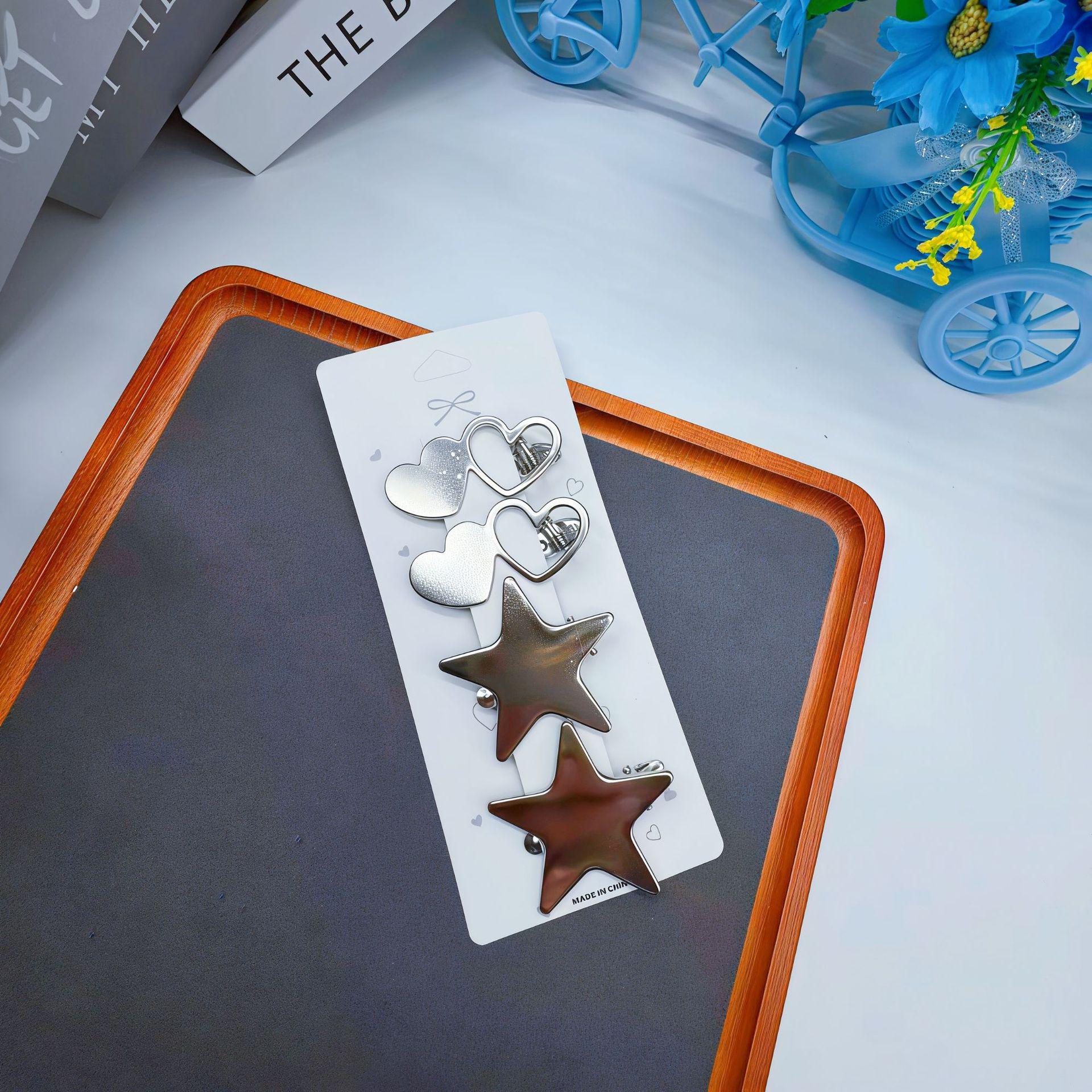 

Silver Bobby Pin Hair Clips for Bangs - Spicy Girl Accessory Set