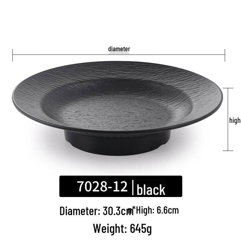 Creative Melamine Footed Plate
