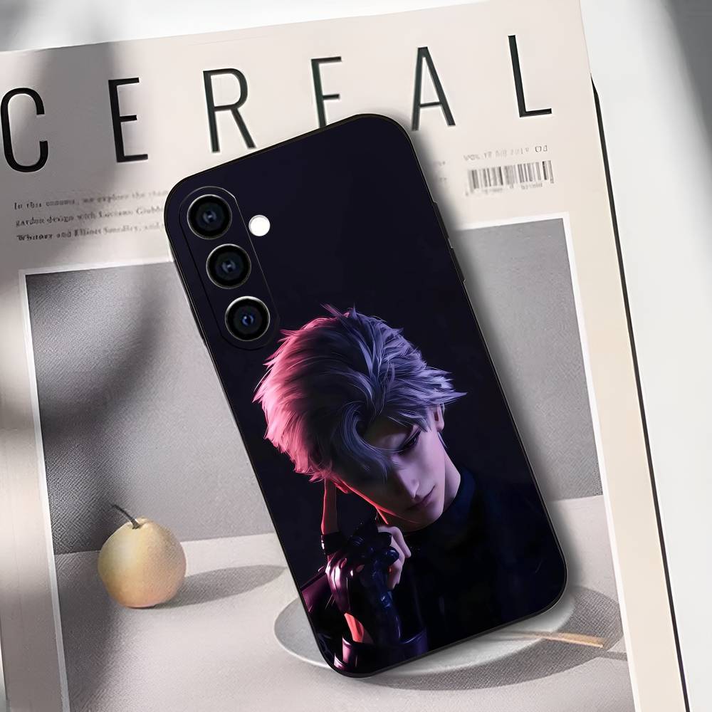 S-Sylus L-Love and D-Deep Space Phone Case For Samsung Galaxy A73,A72,A71,A70,A53,A52,A51,Soft Silicone Black Cover
