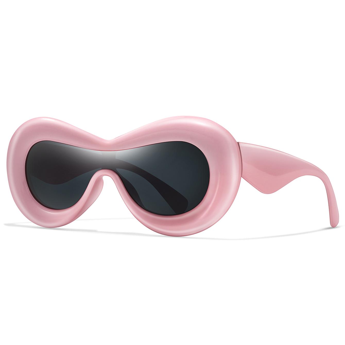 

Women s Retro Fashion Sunglasses Candy-Colored Lip Design UV400 Protection Vintage Square Shades for Outdoor Parties