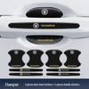 Black Reflective Rhombus Car Door Handle Protector: Anti-collision, Anti-scratch, Wear-resistant Sticker