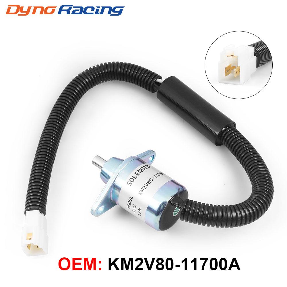 KM2V80-11700A 12V Elettrovalvola Solenoide di Arresto Carburante Per Generatore Motore Diesel Elettrovalvola Solenoide di Arresto Olio