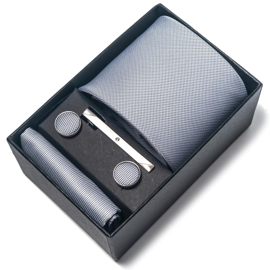 1200-Pin Men'S Tie Net Color Gift Box Tie Set Group Business Dress Wedding Tie Factory