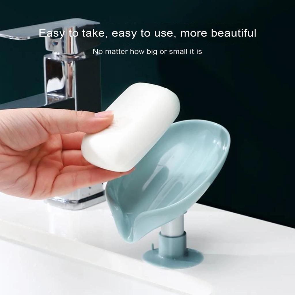 Leaf Shape Soap Box Drain Soap Holder Box Bathroom Shower Soap Holder Box Angle Leaf Shape Soap Box Drain Soap Holder Box Bathroom Shower Soap Holder Box Angle