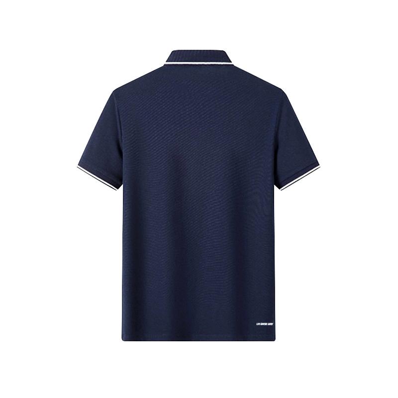 Li Ning Polo Shirts Men's Blue Thin YPLW067-2