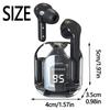 Transparent Wireless Earbuds with Charging Case Wireless Blue Tooth Earphones  Gaming