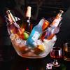 Akryl Isbeholder Champagne Iskjøler med Håndtak Bar KTV Rekvisitter