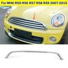 Auto Frontstoßstangengitter Zierleiste Obere Gitterumrandungsleiste Motorhaubenleiste Passend für MINI Cooper R55 R56 R57 R58 R59 2007-2015