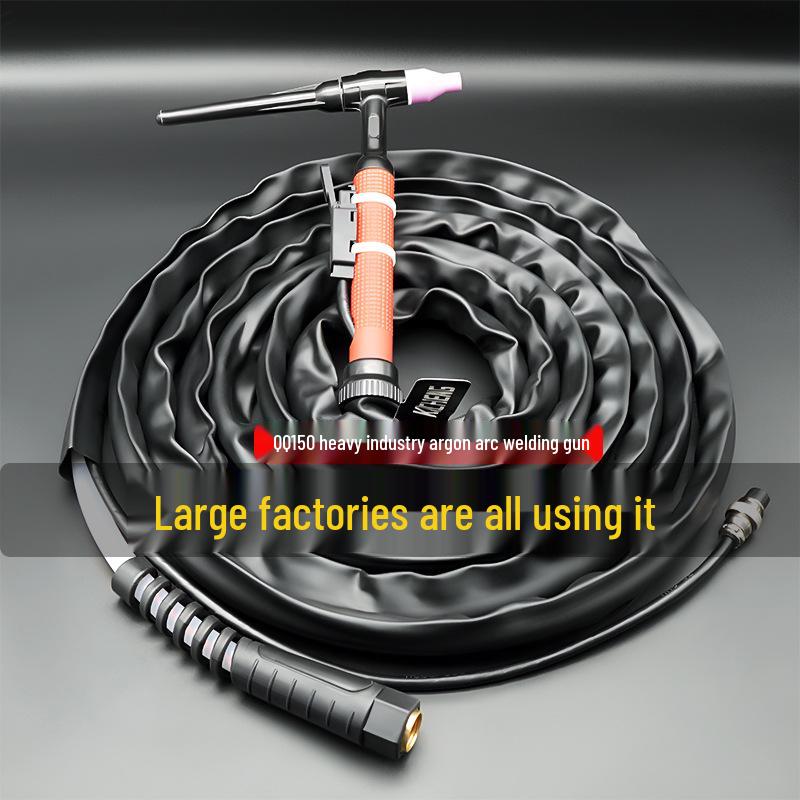 QQ150A Argon Arc Welding Gun with Thickened Copper Wire and Separate Gas-Electric Cable