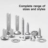 Metric Screw Nut Bolt Washer Set Fasteners Assortment Kit with Organizer Case M3/M4/M5/M6 Hardware Set for Home Repair Furniture