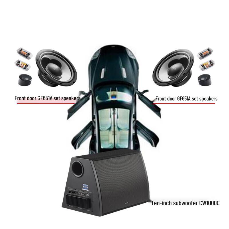 Edifier Car Audio Speaker Upgrade Kit CN plug (adapter included)