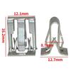 10/20Pcs Metal Fastener Clips General Use Door Sill Iron Buckle Dashboard Side Panel Audio Clips Car Retainer