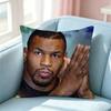 Iron Mike Tyson Knockout King Pillow Case Square DoubleSided Sofa Cushion Cover Bedroom Bedside Pillow