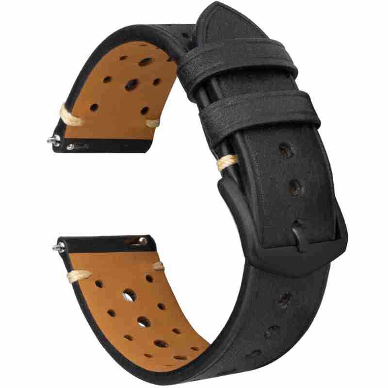 Proofing And Sampling, First Layer Retro Matte Leather Strap 16/18Mm Hole Cowhide Watch Strap Wristband
