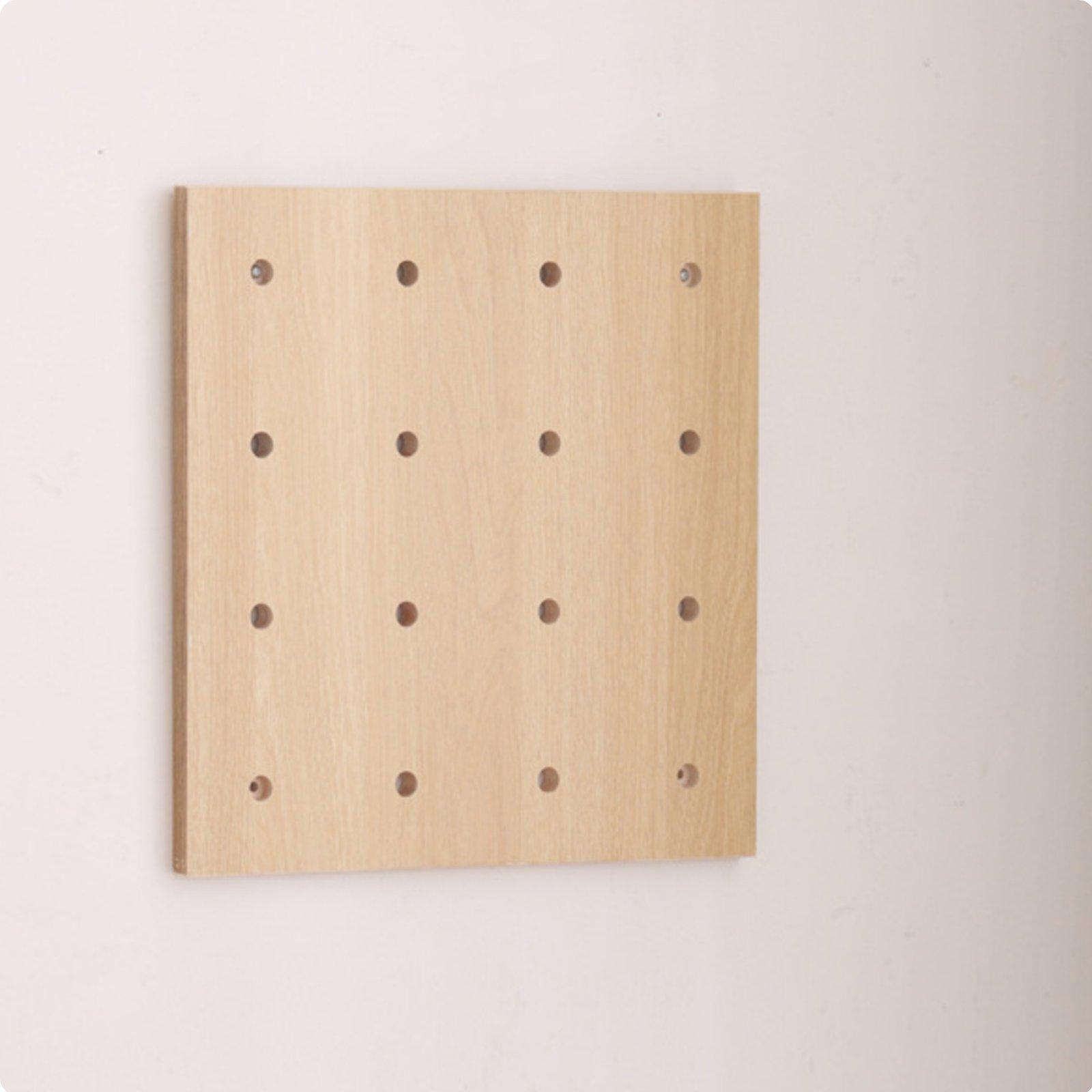 Wooden Pegboard Organizer Solid Wood Wall