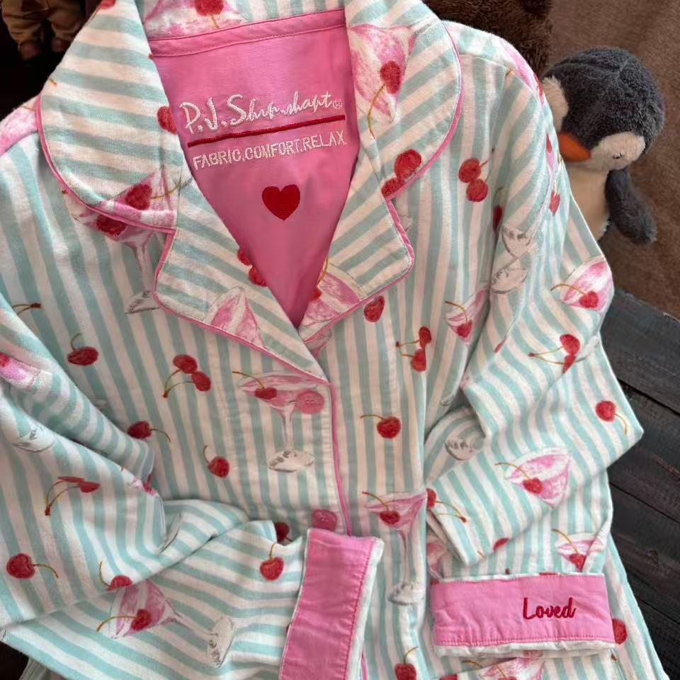 Women's and Men's Flannel Pajama Set - Long Sleeve, Plus Size, for All Seasons