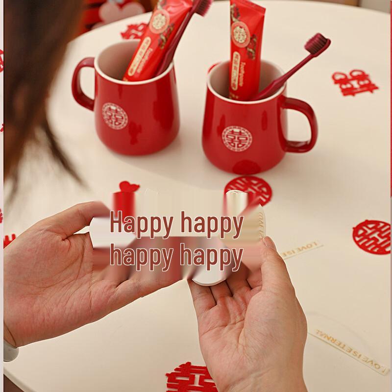 Lianxiji Mickey Mouse Couple's Ceramic Washroom Gift Set