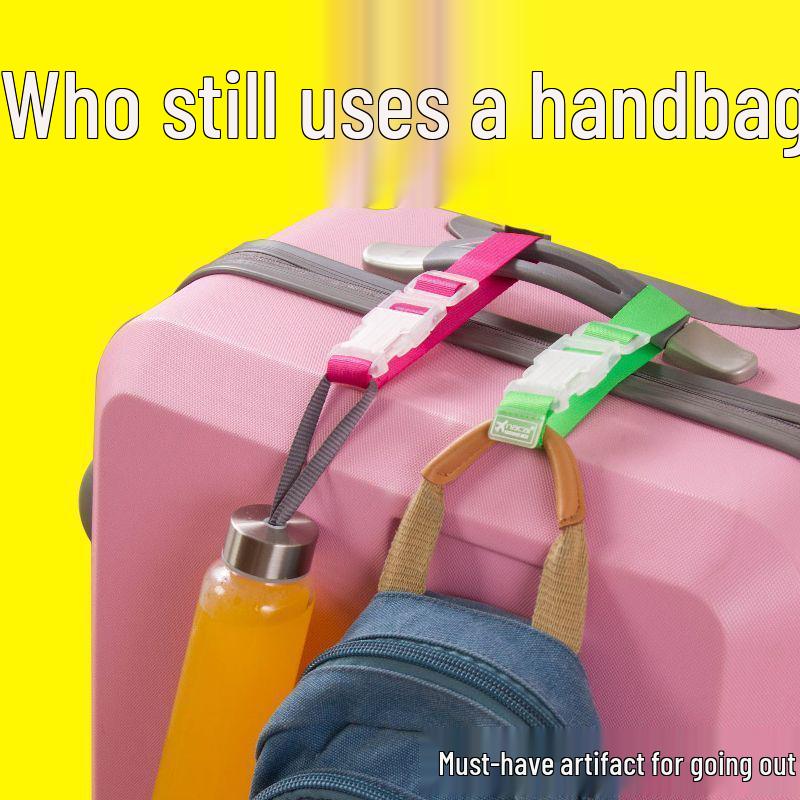 Luggage Anti-Loss Fastening Strap with Buckle Clip for Travel