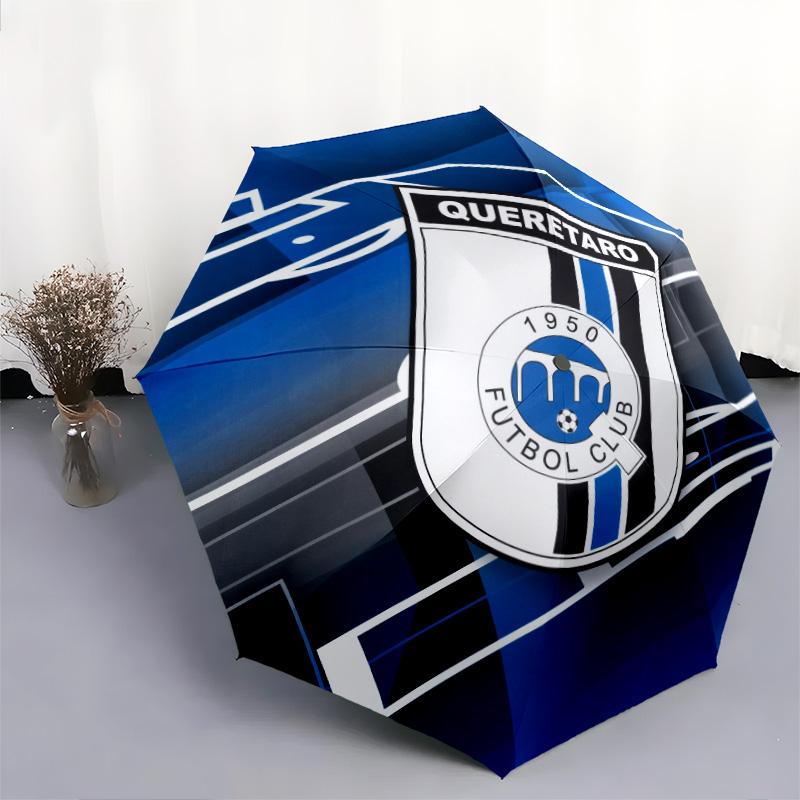 Club Deportivo Guadalajara (Chivas) pattern, automatic folding umbrella, portable and foldable design, 8 ribs, a Christmas or birthday gift.