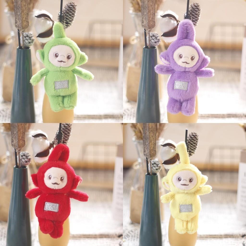 Adorable Llavero de Peluche Teletubbies Lindo Amuleto para Bolso de Muñeco de Animal Juguete Suave