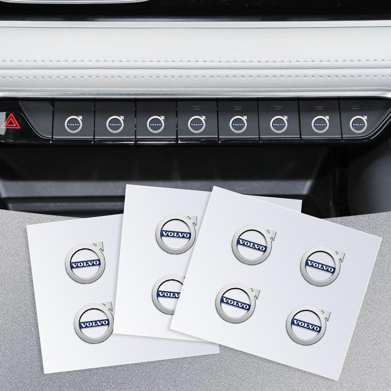 1/2/5/10 Stück Auto-Emblem Logo Dekorationsaufkleber Abzeichen Decal Innenraumstyling Für Volvo RDESIGN XC60 XC90 S60 S80 S60L V40 V60 AWD