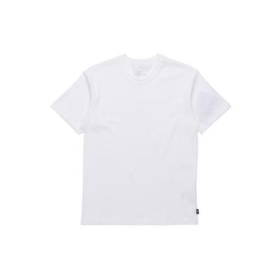 Embroidered Logo Sport Crew Neck Short Sleeve T-Shirt Men Tops White DB3194-100