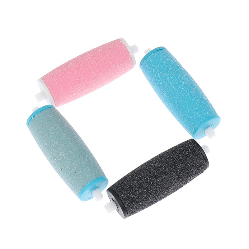 4Pcs/Lot Replacement Roller Heads For Velvet Smooth Electric Foot File Pedicure