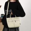 Solid Color Nylon Cloth Handbag Casual Canvas Tote Bag Oxford Cloth Crossbody Bag  Commuting