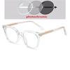 0 -0.5 -0.75 To -6.0 Anti Blue Rays Aspherical Lens Leopard Frame Oval Minus Diopter Glasses Unisex TR90 Prescription Spectacles