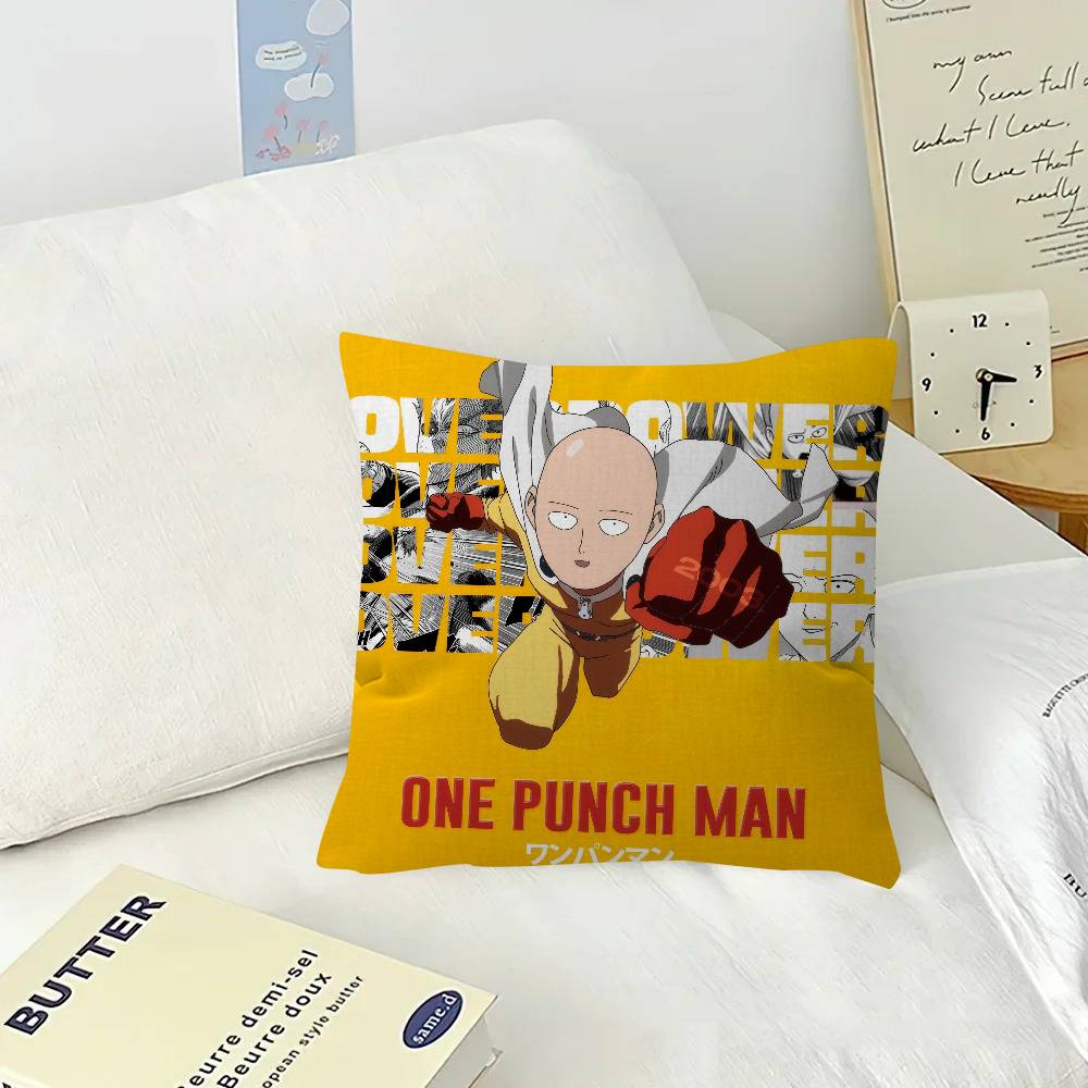 Anime One-Punch logo Man  Personalized Pillow Cover Kids Bedroom Wild Party Decor Pillowcase kid Birthday shower Gift