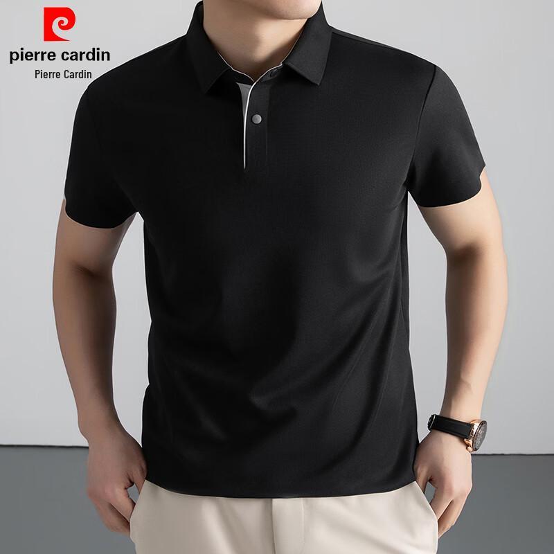 Pierre Cardin Men's Ice Silk Cooling Short-Sleeve Polo Shirt