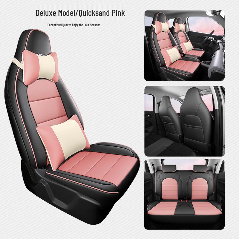 Leapmotor T03 Full Leather Car Seat Cover - All-Season, Universal Fit