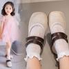 Children's Shoes Korean Girl Princess Shoes Breathable Hollow Net Sandals Children 1-2 Years Old Soft Sole Toddler Shoes
