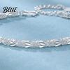 Love Luck Bracelet Women Adjustable Length Four-Leaf Clover Heart Anniversary