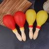 2Pcs Professional Pair Maracas Shakers Rattles Sand Hammer Percussion Instrument Musical Toy For KTV Party