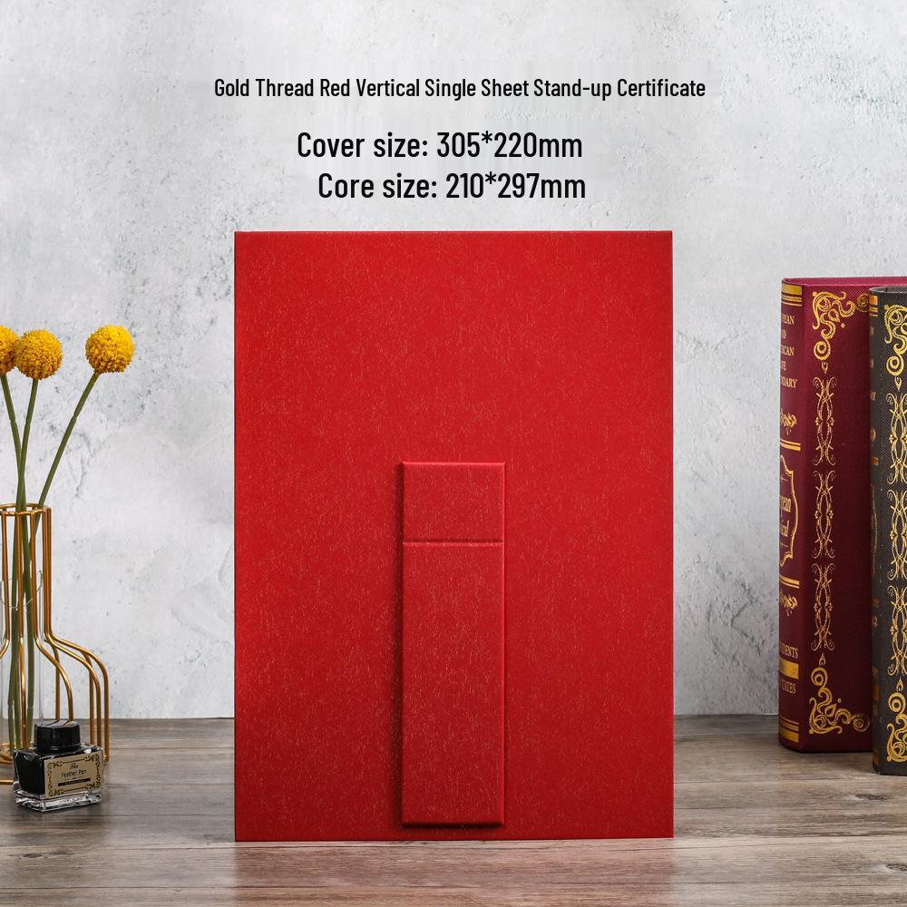 A4 Stand-Up Honor Certificate Display for Outstanding Employees