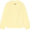 Fear of God Essentials 90s Crewneck Sweatshirt Garden Yellow Unisex Tops 192SP256558F