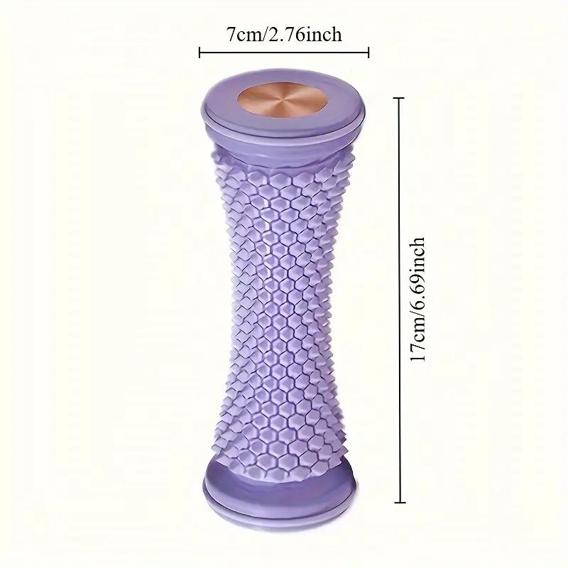 Manual Foot Roller Massager - Plantar Relief & Arch Support, Non-Electric Plastic Therapy Tool for Home Foot Pain Relief