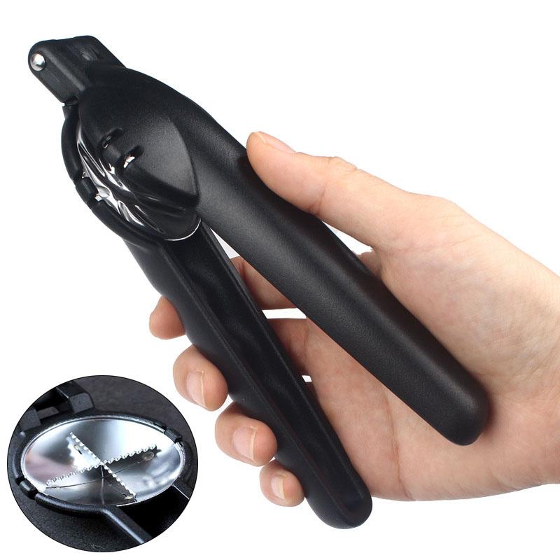 Nutcracker Chestnut Clip Cross Mouth Chestnut Opener Chestnuts Clamp Stainless Steel Chestnut Cutting Tool with Non-Slip Handle